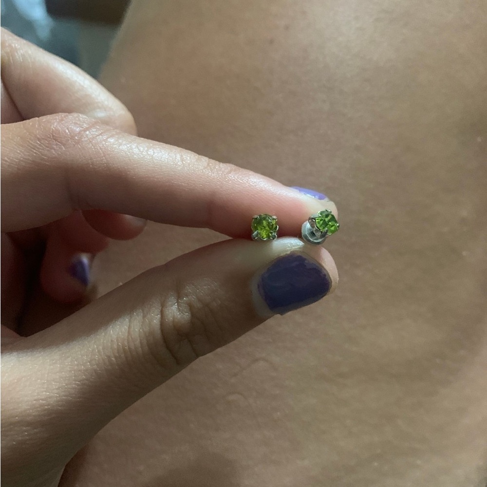Elegant August, birthstone Stud Earrings